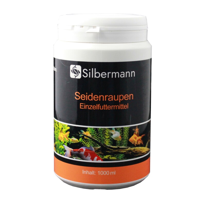 Silbermann Seidenraupen 1 l