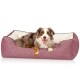 orthopädisches Design Hundebett Sanford rot XXXL