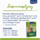 Vitakraft VITA Special Haustierfutterverpackung mit zwei Kaninchen, mit Zutatenangaben, einschließlich getrocknetem Gras, Getreide und Mineralien.