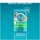 Verpackung für Purina ONE Indoor Formula Katzenfutter mit einer grauen Katze, mit Text, der die Zutaten hervorhebt: Thunfisch und grüne Bohnen, 85g.