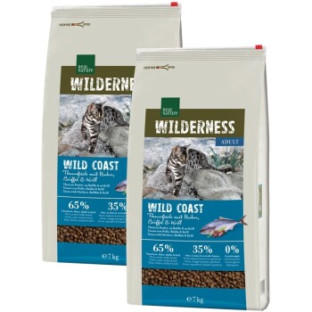 WILDERNESS Wildcoast Adult Thunfisch mit Huhn, Büffel & Krill 2x7 kg