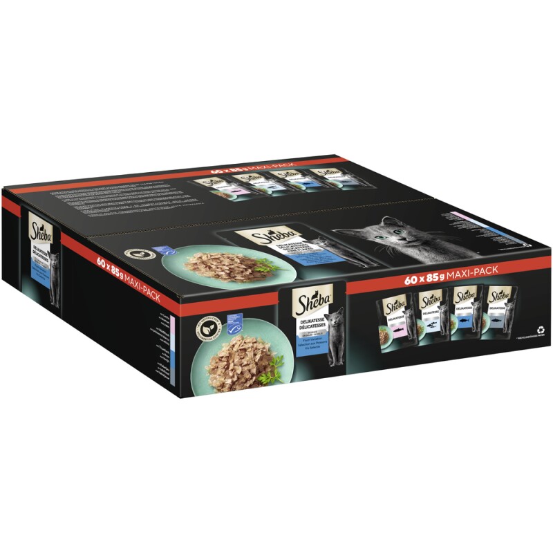 Sheba delicatesse in gelei 60 x 85 g
