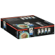 Pack maxi de nourriture pour chats Sheba contenant 60 sachets de 85g, avec une assiette de nourriture humide et une image de chat sur la boîte.