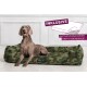 ® GOOFY - Orthopädisches Hundebett aus Polyester inkl. Matratzenschoner muschel 1,6 m, 25 cm, 1,1 m
