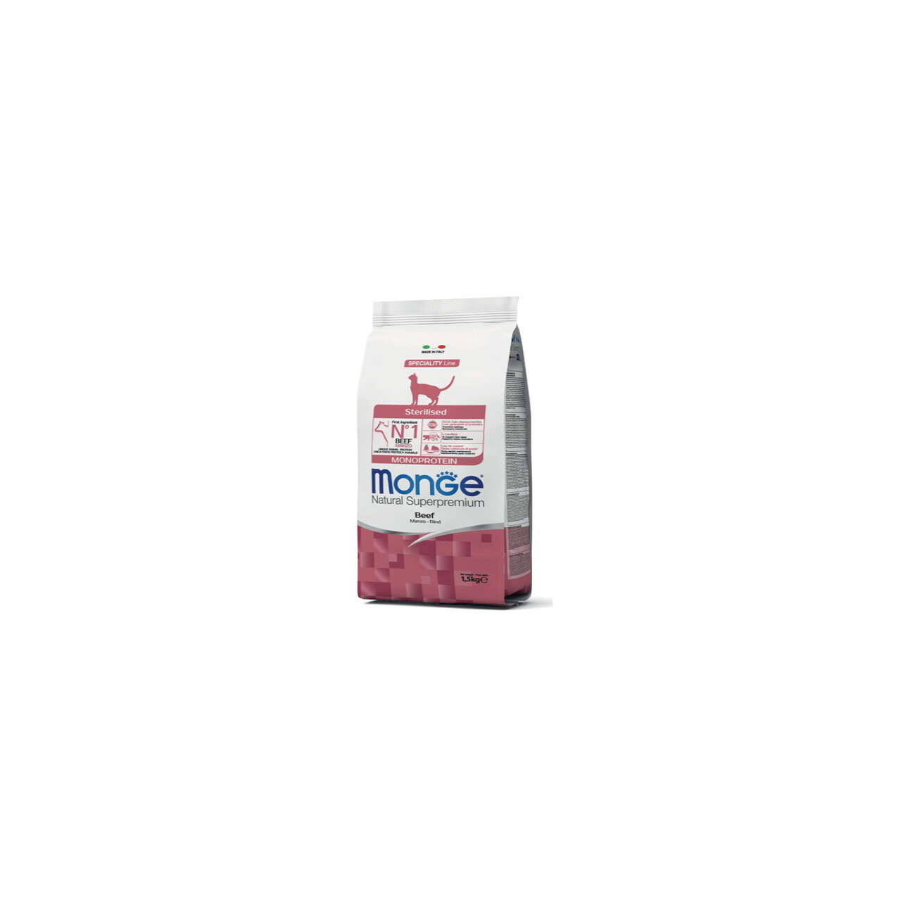 Monge Natural Superpremium Monoprotein Sterilised 1,5Kg