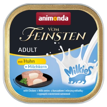 Vom Feinsten Adult mit Milchkern 32x100g mit Huhn und Milchkern