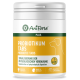 Behälter mit AniForte Probiotika-Tabletten für Hunde, mit einem gelben Etikett, das Informationen zur Verdauungsgesundheit in Deutsch und Englisch enthält.