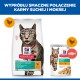 Produkty Hill's Science Plan (suchy worek i mokra saszetka) oznaczone 'Perfect Weight' z polskim nagłówkiem o karmie suchej i mokrej.