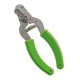 Grüne Haustier-Nagelknipser mit Klingen aus rostfreiem Stahl und einem Federmechanismus für eine einfache Handhabung.