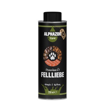 ALPHAZOO „Fellliebe“ Futteröl für Hunde & Katzen 250 ml