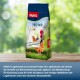 Tüte PANTO Geflügelfutter mit Bildern einer Gans, eines Hahns und einer Henne, beschriftet mit „Made in Germany“.