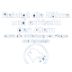 Text auf Deutsch, der besagt, dass das Produkt Zähne reinigt und den Atem durch Entfernung von Plaque und Zahnstein erfrischt, mit Hundekopf-Symbol.