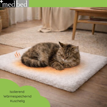 Weißer Haustier-Pflegehandschuh mit türkisfarbener Gummigriff-Fläche zum Bürsten und Entfernen von losem Fell.