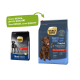 Deux sacs de nourriture pour chiens Select Gold : "Complet" et "Maxi Adult," avec un chien marron sur un sac et "Nouveau DESIGN, même QUALITÉ" en vert.