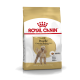 Sac de nourriture pour chiens Royal Canin Adult Poodle en or, mettant l'accent sur la nutrition spécifique à la race pour les caniches de plus de 10 mois.