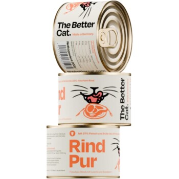 The Better Cat Nassfutter – Rind 6x200g