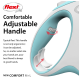 Image of a Flexi pet leash handle showcasing its comfortable, adjustable, ergonomic design for various hand sizes.