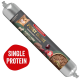 Fleischeslust 'Pussy Deluxe' Lamm-Mousse Katzenfutter-Tube, Single-Protein, Alleinfuttermittel, orange-getigerte Katze auf dem Etikett