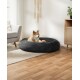Donutbett dunkelgrau XXXXL