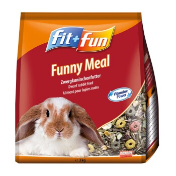 fit+fun nourriture pour lapins nains 3kg