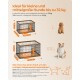 Hundebox für kleine bis mittelgroße Hunde bis 32 kg, mit Größenempfehlungen und Messanleitungen.