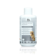 Flasche Forkan Seidig-Glatt-Shampoo-Konzentrat für Hunde und Katzen, mit einem Golden Retriever und einer Katze auf dem Etikett.