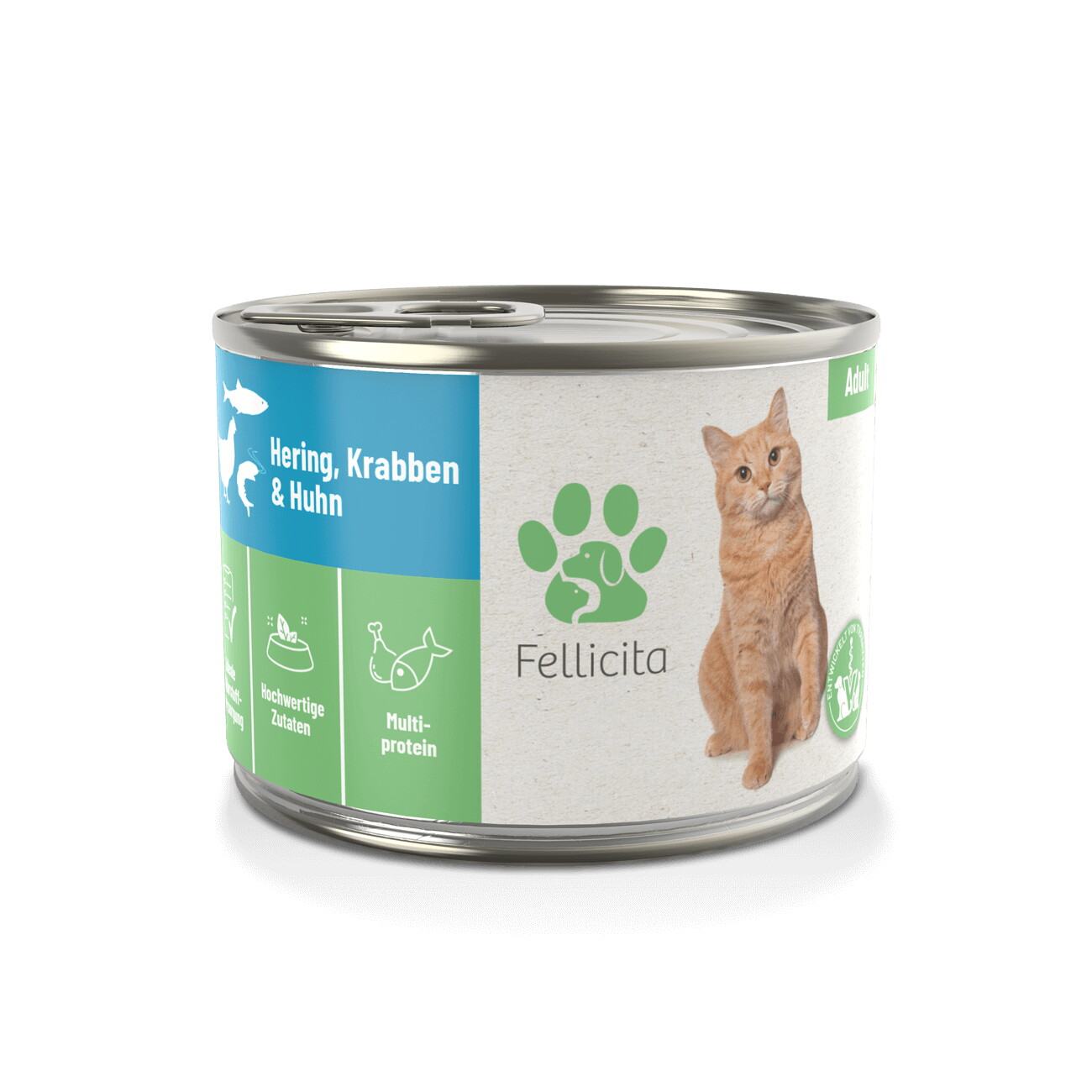 Fellicita Hering, Krabben & Huhn 6x 200g