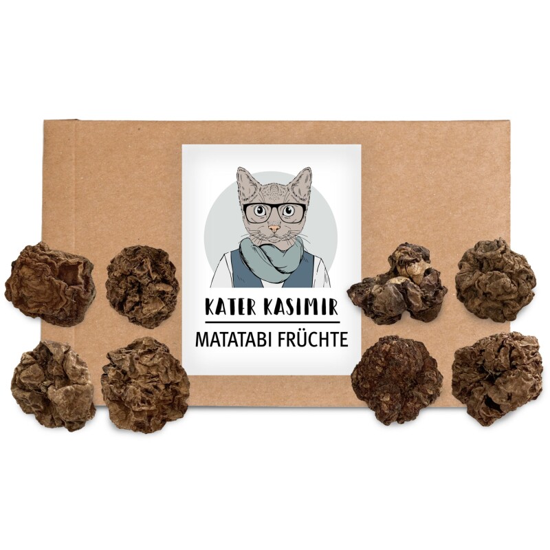 Kater Kasimir Matatabi Früchte (getrocknet) von der Silberrebe (Silvervine) 30g
