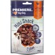 Premiere I Love My Dog Mini Snack Cubes, 70g package featuring small, cube-shaped dog treats made with 90% chicken and vegetables.
