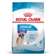 Sac de nourriture pour chiens Royal Canin Junior Giant pour chiens de 8 à 24 mois, plus de 45 kg, avec illustration de Saint-Bernard et allégations nutritionnelles.