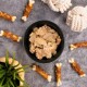Lecker.Pet Gino's 100 % Muskelfleischwürfel Rind & Schwein Hundefutter Nassfutter 6x400 g