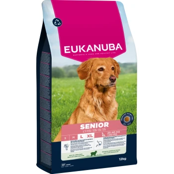 Trockenfutter Hund, Senior, groß, Lamm 12 kg