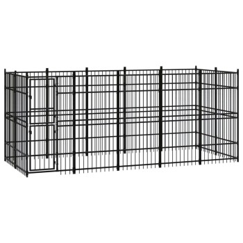 Hundezwinger Box Stahl 4,8 m, 1,92 m, 2 m