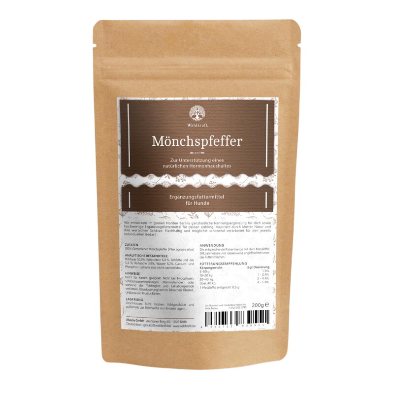 Waldkraft Mönchspfeffer für Hunde - 200g