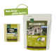 Zwei Beutel Real Nature Wilderness Junior Hundefutter, die "WILDERNESS," "TRUE COUNTRY" und Nährwertinformationen hervorheben: 70% Fleisch, 30% Gemüse.
