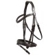 Hans Melzer Trense Bad Harzburg braun/silber VB/ COB (Vollblut)