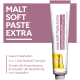 GimCat Malt-Soft Paste Extra Tube, Anti-Haarballen-Malz; hervorgehoben: 'MALT SOFT PASTE EXTRA' und 'Gegen Haarballen 4 in 1 Anti-Hairball Complex'.