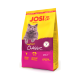JosiCat Sterilised Classic Katzenfutterbeutel für erwachsene Katzen, 650g, mit grauem Katzenbild und Urin-pH-Kontroll-Label.