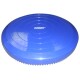 Blaues Hundefrisbee mit konzentrischen Kreisen und "ProPaws"-Logo oben, entworfen für das Spielen im Freien.