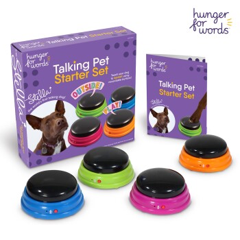 Talking Pet Starter Set | przyciski dla psów z funkcją nagrywania