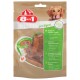Emballage des friandises pour chiens 8in1 Fillets pro digest mettant en avant des snacks au poulet de qualité enrichis en racine de chicorée pour soutenir la digestion.