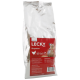 Sac argenté de friandises pour chiens Lecky Bisquettes avec 60 % de viande, sans gluten, et image d’un chien sur l’étiquette rouge.