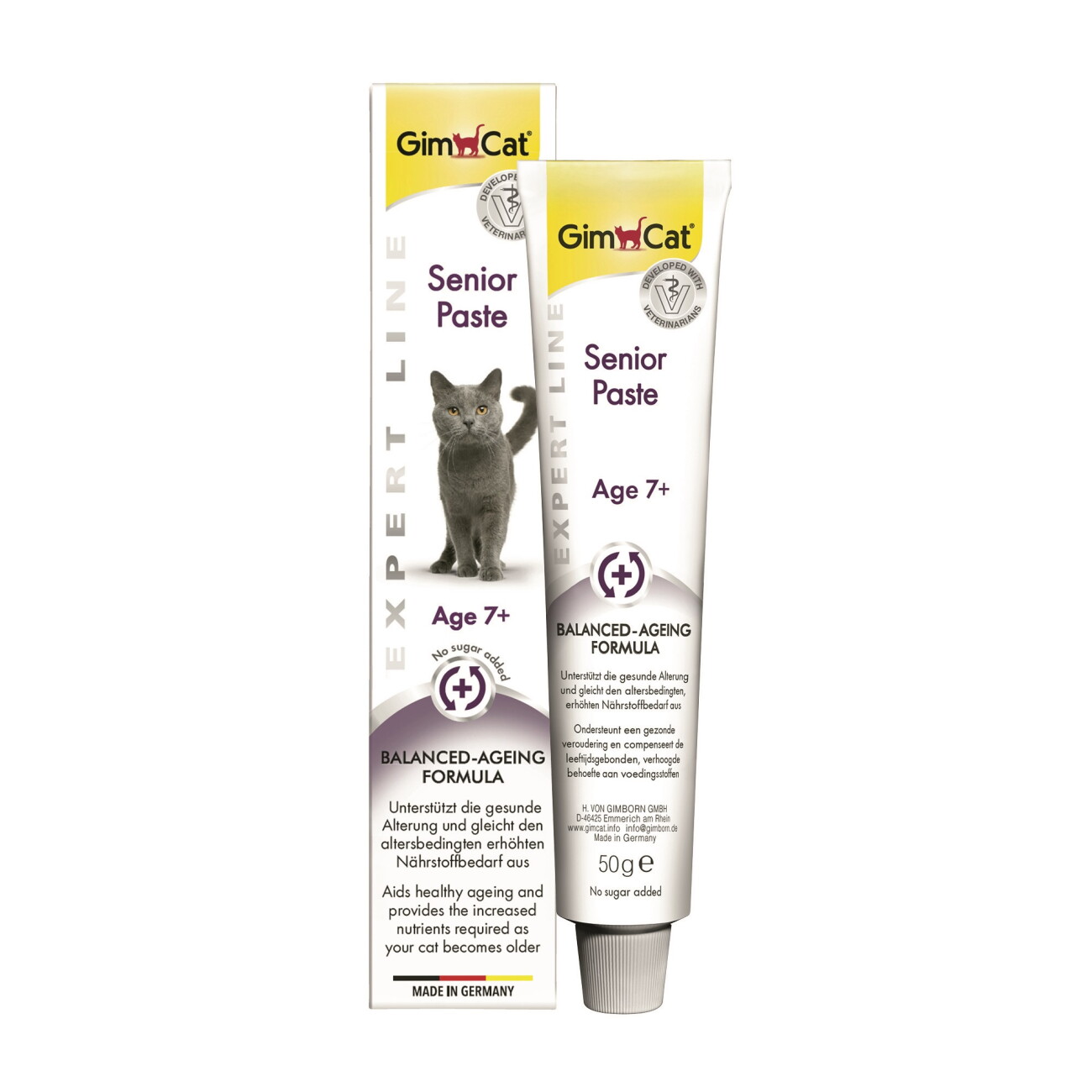 GimCat Senior Paste 7+ Katzen-Snack - 3 Tuben à 50 g = 150 g (€ 146,33/kg) - Bild 5