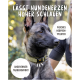 Nahaufnahme eines Hundes mit einem weichen Neoprenhalsband, mit Text, der Komfort und Aufregung für Haustiere hervorhebt.