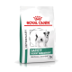 Royal Canin Veterinary Beutel: SATIETY WEIGHT MANAGEMENT für KLEINE HUNDE, mit Terrier-Abbildung und Markenlogo