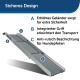 Eine Hundetreppe mit einem sicheren Design, ausgestattet mit einem erhöhten Geländer für Sicherheit, einem integrierten Griff für einfachen Transport und einer rutschfesten Oberfläche für Hunde.