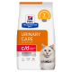 Hill's Prescription Diet Urinary Care c/d multicare Stress Katzenfuttertüte, weiß/orange Verpackung, Katzenfoto, vom Tierarzt empfohlen