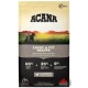 Sac de nourriture pour chiens ACANA Light & Fit avec un fond de coucher de soleil, mettant en avant du poulet frais, 65 % d'ingrédients d'origine animale et sans additifs artificiels.
