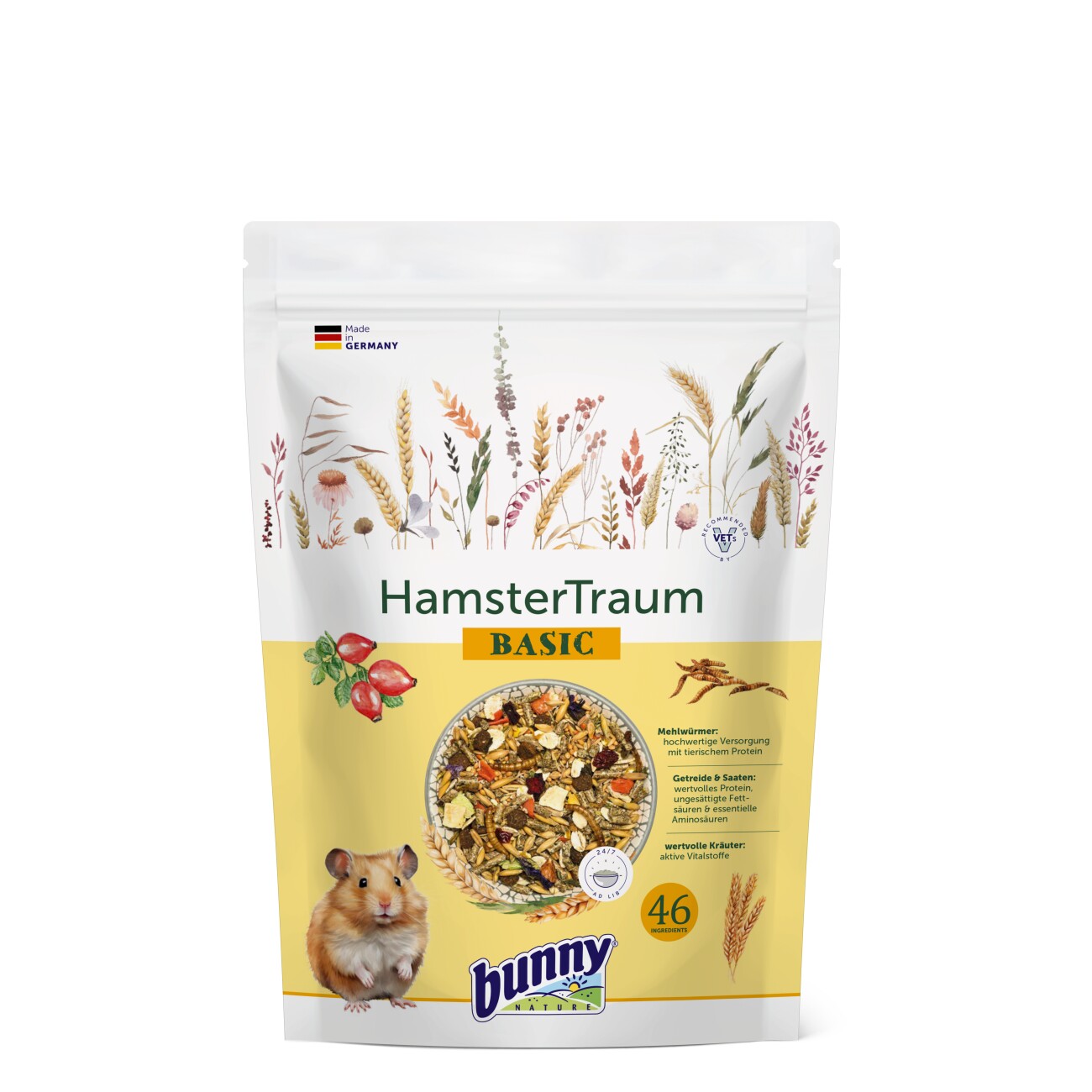 Germany product data sample: Bunny HamsterTraum 600 g