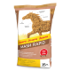 15 kg Sack Josera Mash Rapid Pferdefutter, mit einer Pferdesilhouette und Vorteilen wie "glänzendes Fell" und "Hoher Leingehalts."